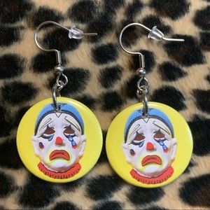 Sad Clown Earrings